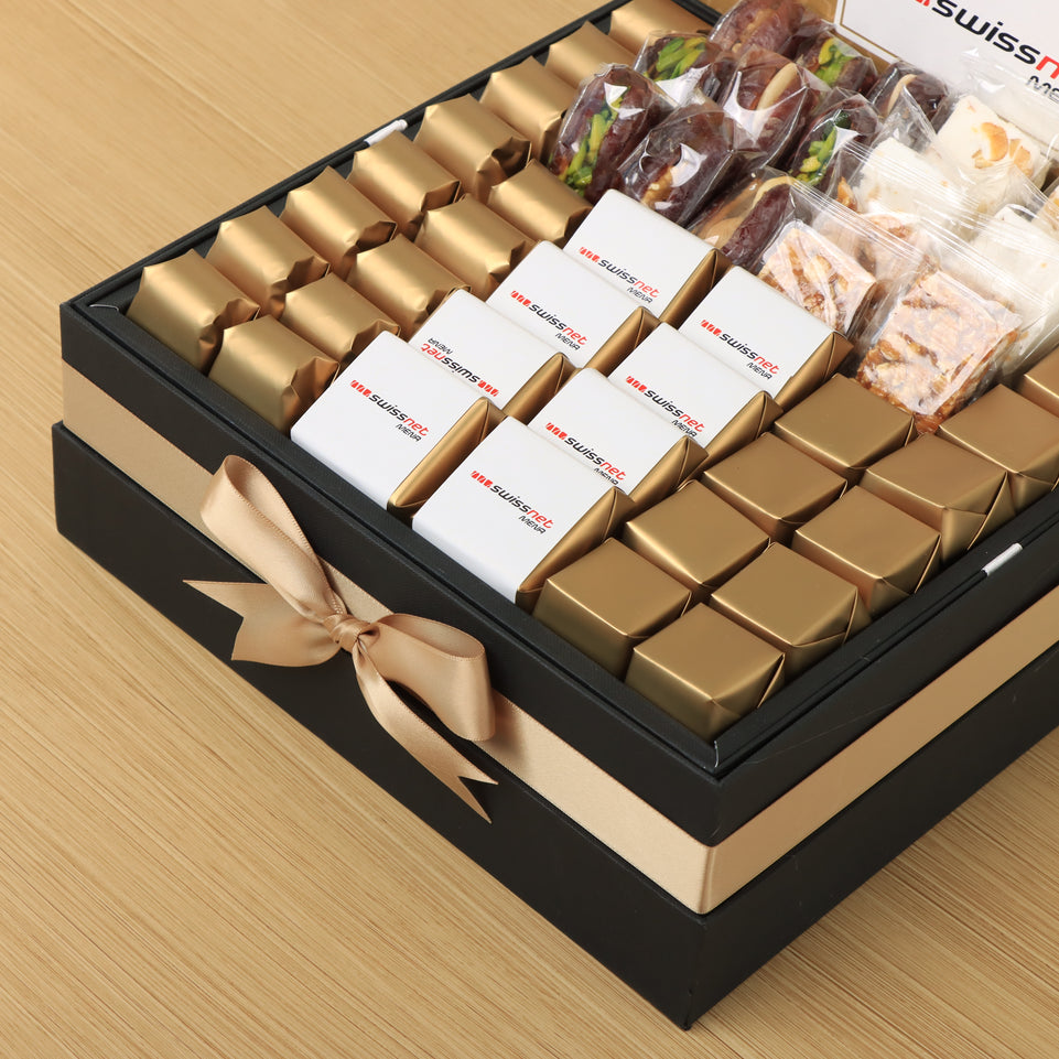 Corporate customized premium chocolate & sweets large hamper