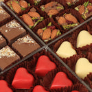 Mother's day designed premium chocolate medium double acrylic tray