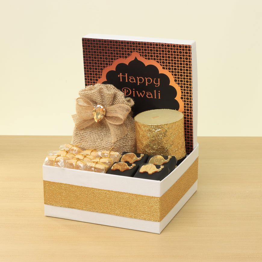 Diwali premium chocolate & sweets medium hamper