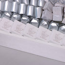 Luxury Eid Silver designed chocolate large leather tray