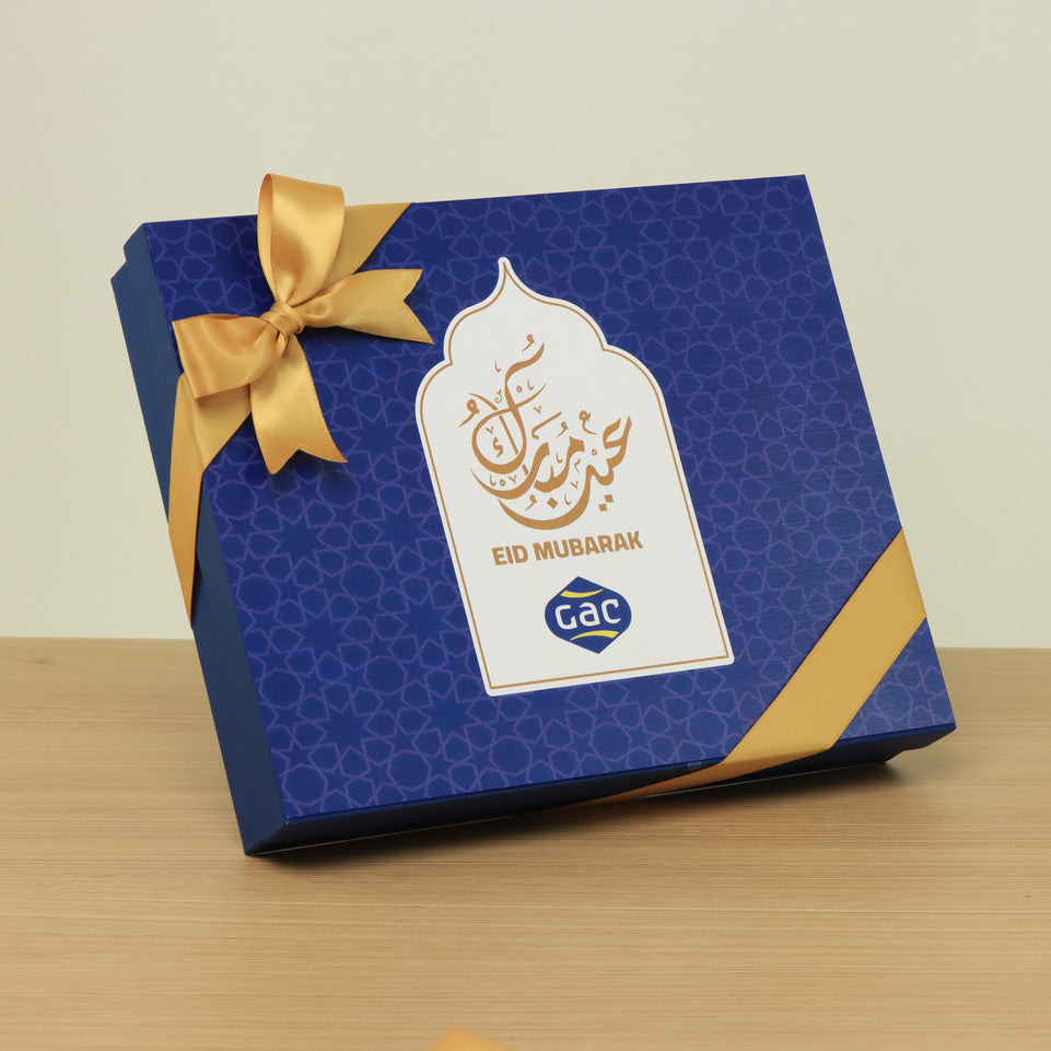 Set of 3 Corporate customized Eid designed premium chocolate 20P hard box