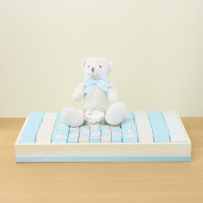 Baby boy glittery decorated chocolate...