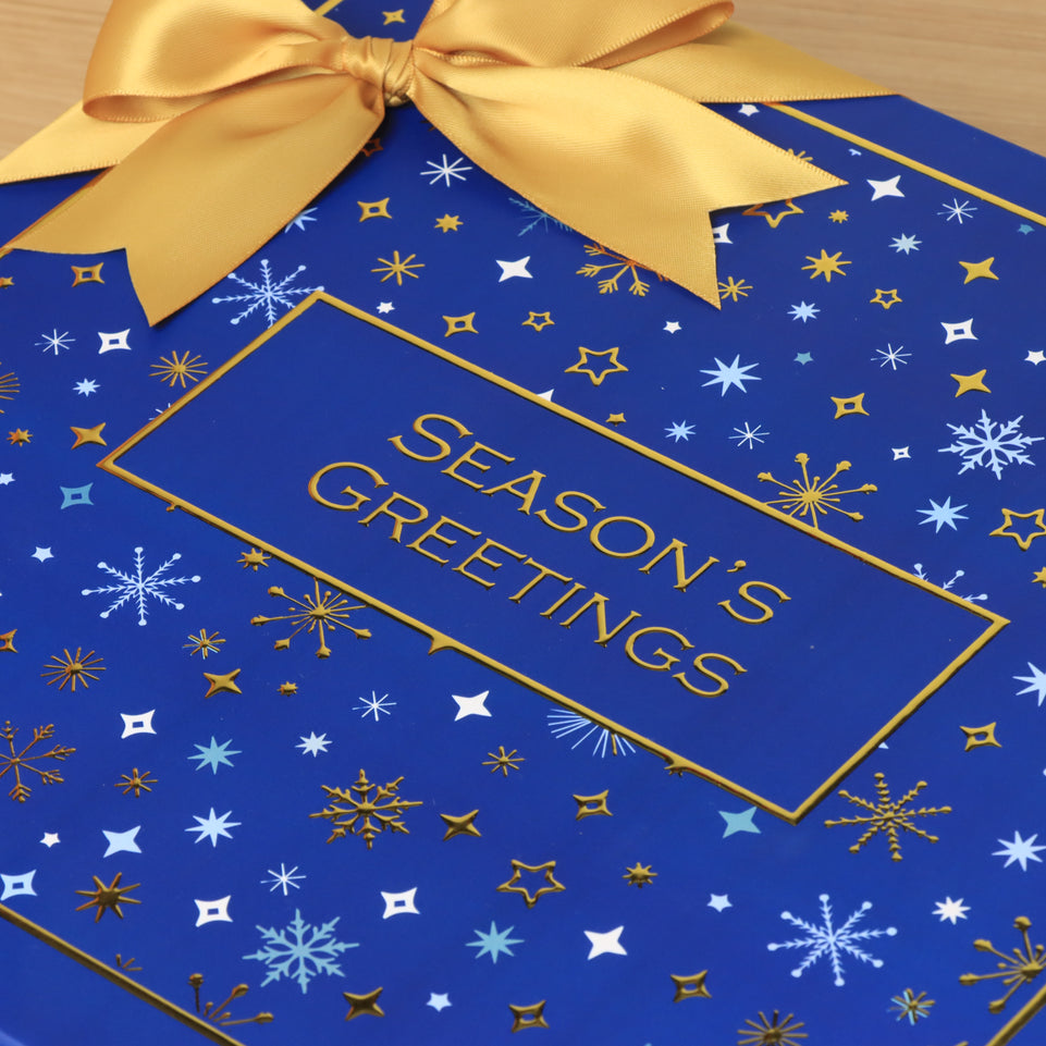 Season's Greeting designed magnetic sliding box