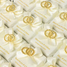 Luxury bridal with ring decorated chocolate 2-layer hard box