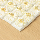 Luxury bridal with ring decorated chocolate 2-layer hard box