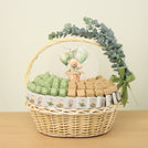 Baby animal safari theme chocolate large basket