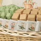 Baby animal safari theme chocolate large basket