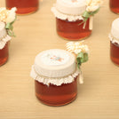 Set of 20 Baby boy teddy theme designed premium honey jar