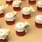 Set of 20 Baby boy teddy theme designed premium honey jar