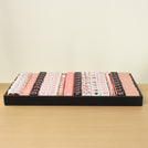 Graduation designed premium chocolate large leather tray