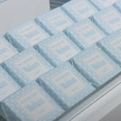 Baby boy personalized premium chocolate arrangement stand with personalized backdrop