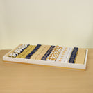 Graduation designed premium chocolate large leather tray