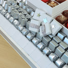 Premium chocolate large leather tray