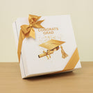 Graduation designed premium chocolate 2-layer hard box