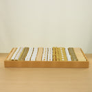 Graduation designed premium chocolate large leather tray