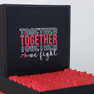 Together we fight designed premium chocolate large hamper