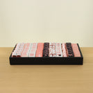 Graduation designed premium chocolate medium leather tray