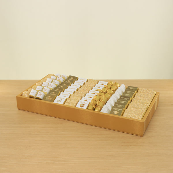 Graduation designed premium chocolate medium leather tray with backdrop