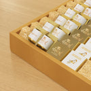 Graduation designed premium chocolate medium leather tray