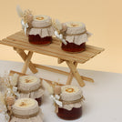 Set of 20 Rustic Baby design decorated honey jar