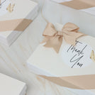 "Thank you" butterfly designed 12-piece premium chocolate hard box