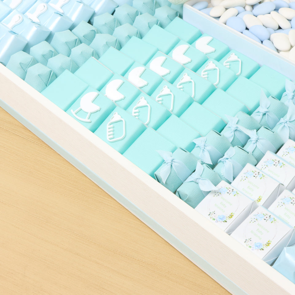 Baby Customized & Acrylic Decorated Chocolate Large Leather Tray