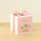 Baby girl personalized crochet decorated ceramic flower box giveaway