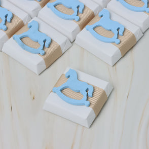 Baby boy rocking horse acrylic decora...