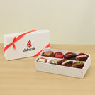 Set of 6 Corporate customized premium chocolate & dates 8P hard box