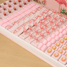 Welcome little one flamingo theme with acrylic backdrop premium chocolate large leather tray