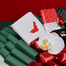 National day decorated premium chocolate round tray