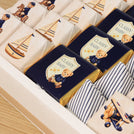 Little gentleman theme with acrylic backdrop premium chocolate large leather tray