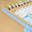 Little star designed premium chocolate large leather tray with acrylic backdrop