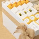 Baby personalized bee theme chocolate extra large hamper