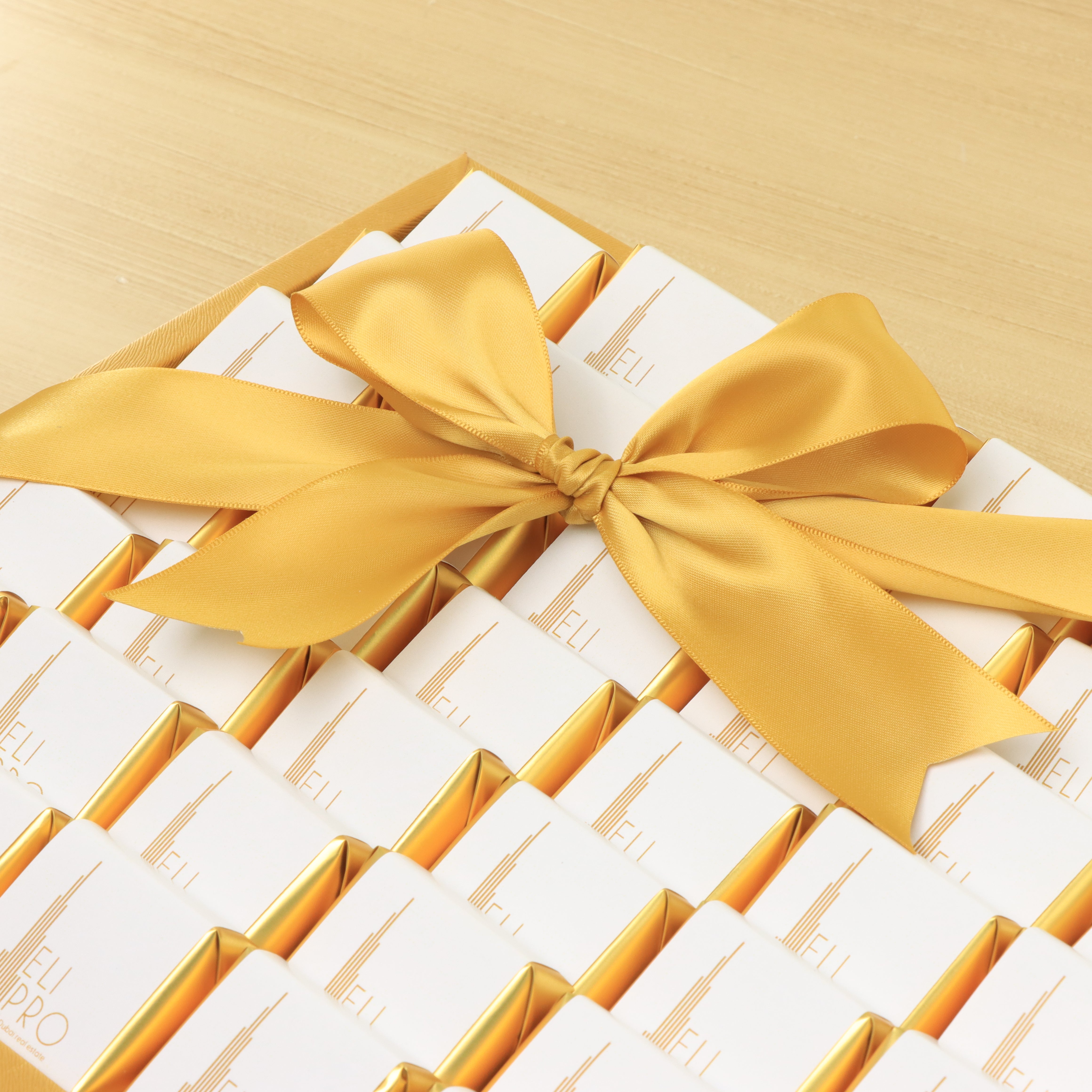 Corporate customized premium chocolate medium leather tray