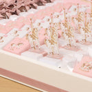 Baby girl carousel designed premium chocolate with acrylic backdrop