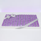 Corporate branded chocolate large leather tray