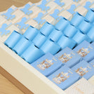 Baby boy carousel themed design premium chocolate large leather tray with acrylic backdrop