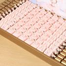 Baby girl ballerina theme design premium chocolate large leather tray with acrylic backdrop