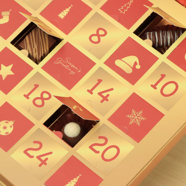 Season's Greeting premium chocolate printed calendar box