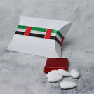Set of 20 National day premium chocolate and almond dragees pillow box