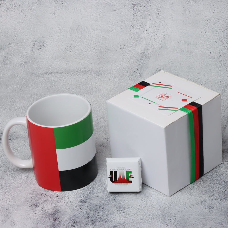 National day designed mug hard box