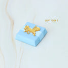 Baby carousel horse acrylic decorated premium chocolate