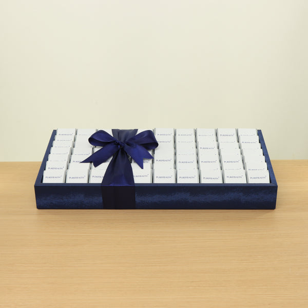 Corporate customized premium plain thin chocolate medium leather tray