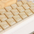 Baby girl personalized decorated premium chocolate set up