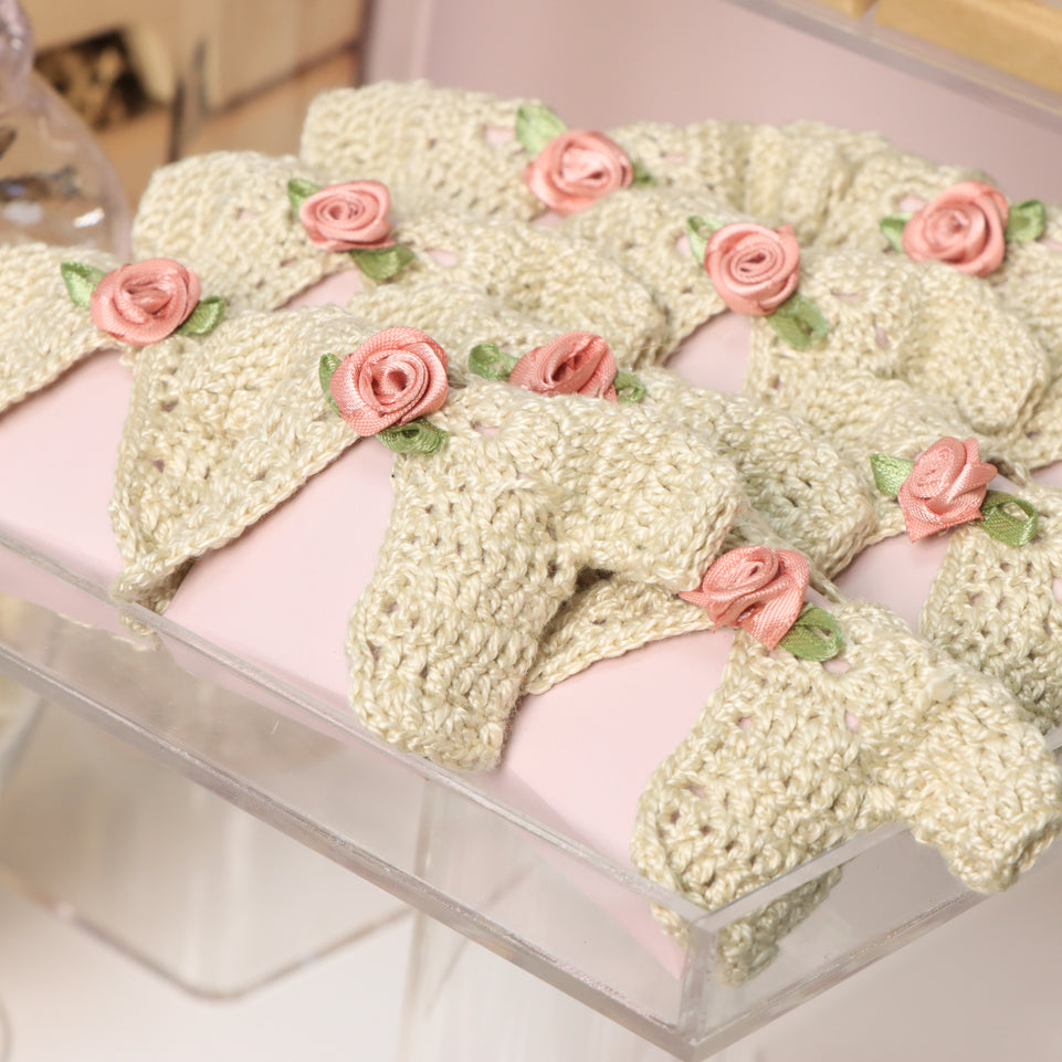 Baby girl personalized decorated premium chocolate set up