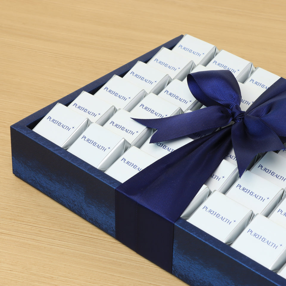 Corporate customized premium milk with filling chocolate medium leather tray