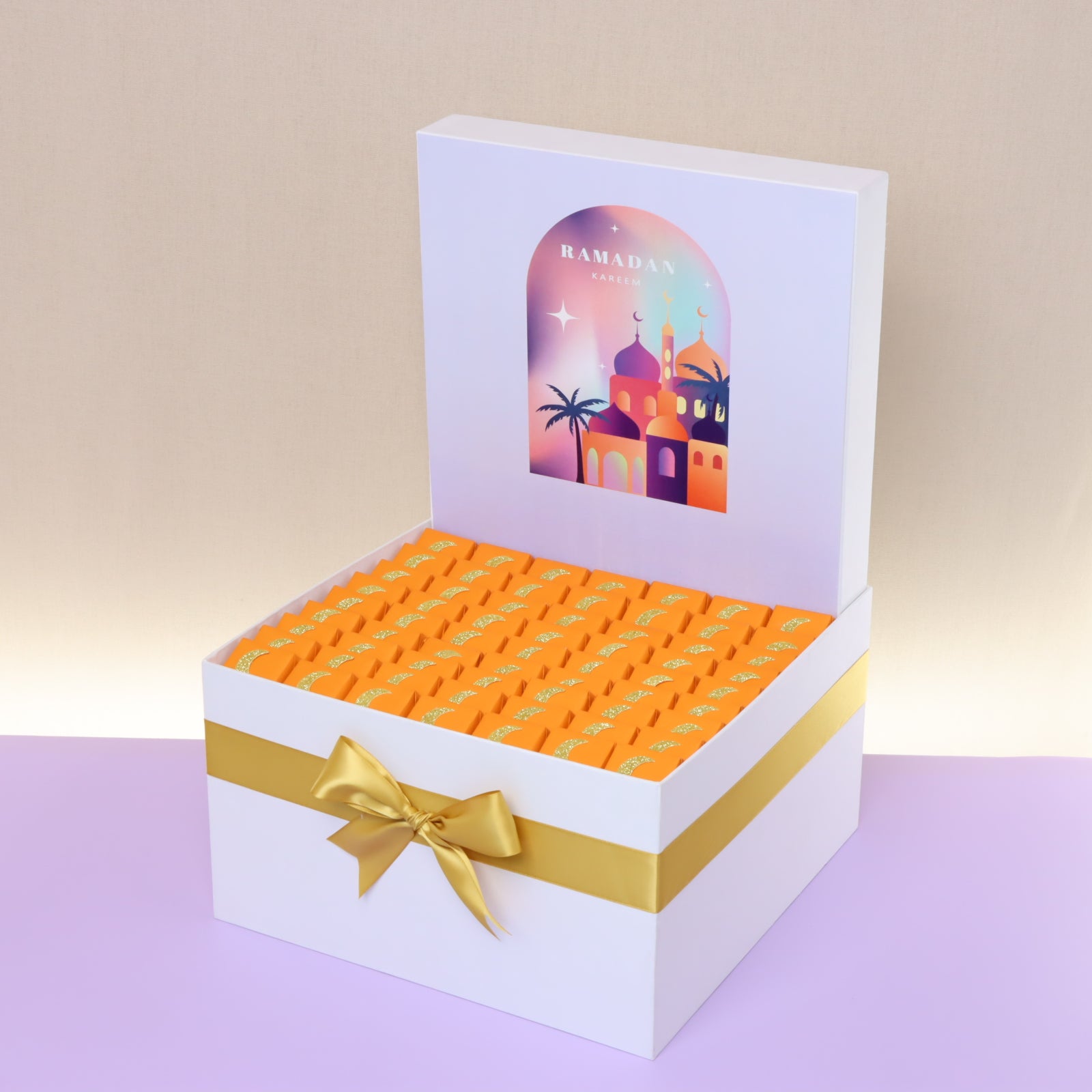 Ramadan kareem mosque designed chocolate extra large hamper