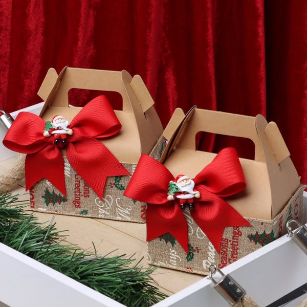 Set of 20 Christmas premium chocolate Kraft soft box