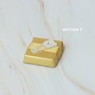 Baby teddy acrylic decorated premium chocolate